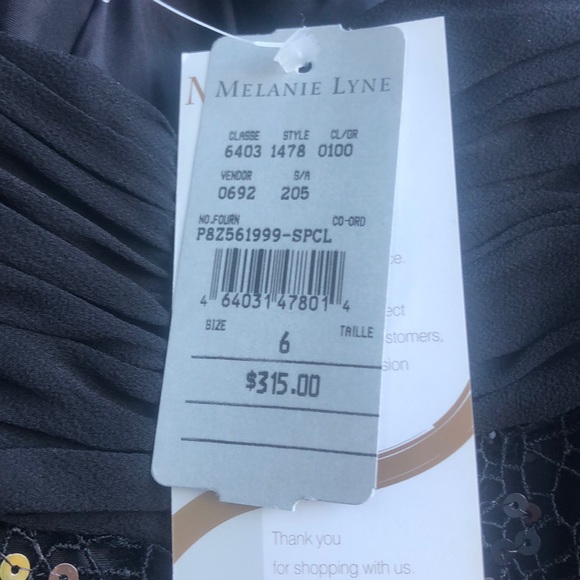 BNWT Black Sparkle Dress - Picture 9 of 9